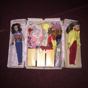 Vintage Skipper and Ken dolls